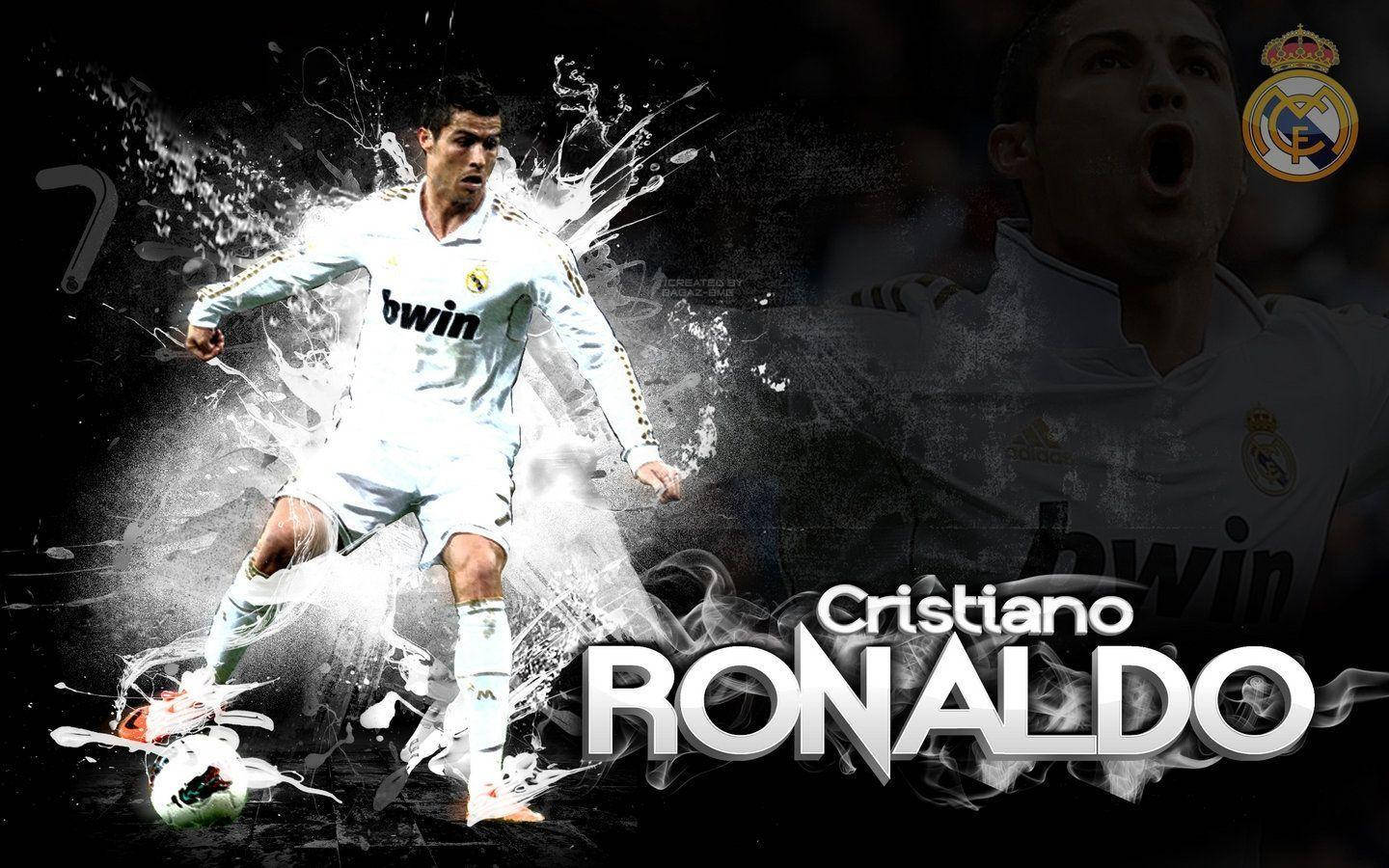 Download Cristiano Ronaldo Portugal Collage Club Logos Wallpaper |  Wallpapers.com