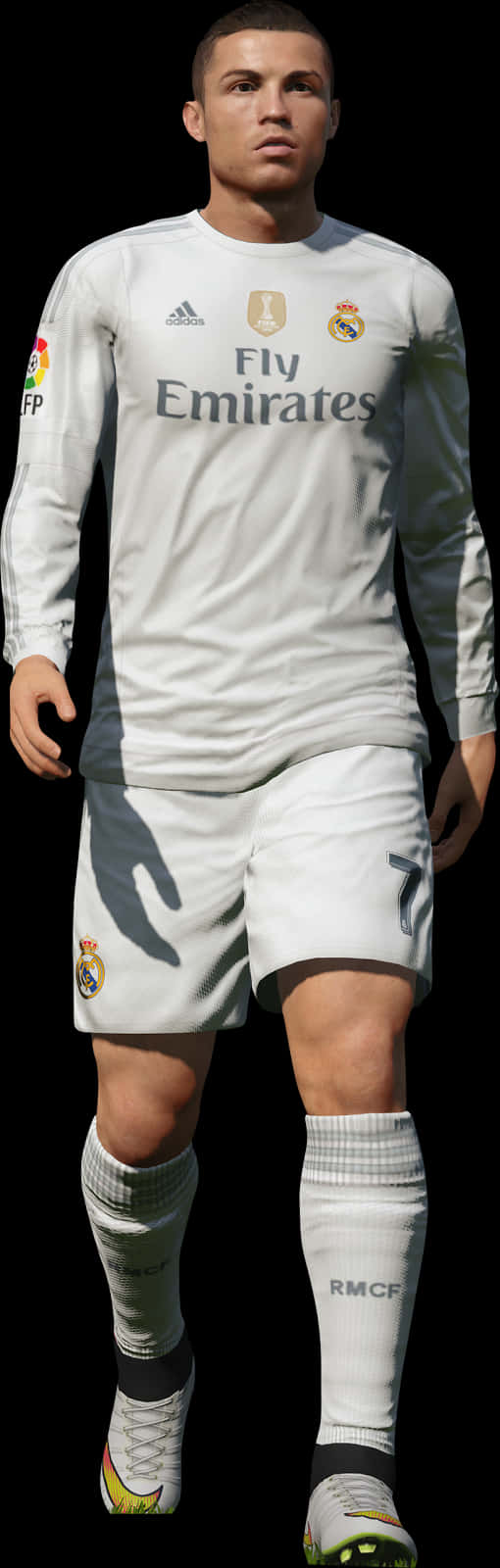 Cristiano Ronaldo Real Madrid Kit PNG