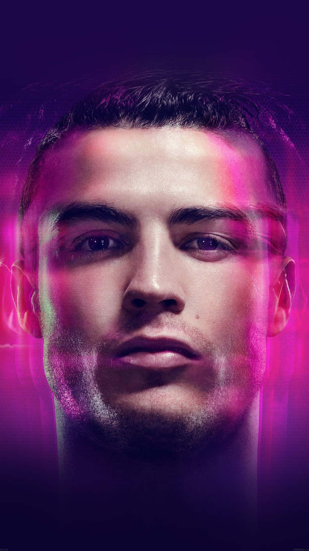 Professional soccer star Cristiano Ronaldo brings excitement and energy to the game Wallpaper