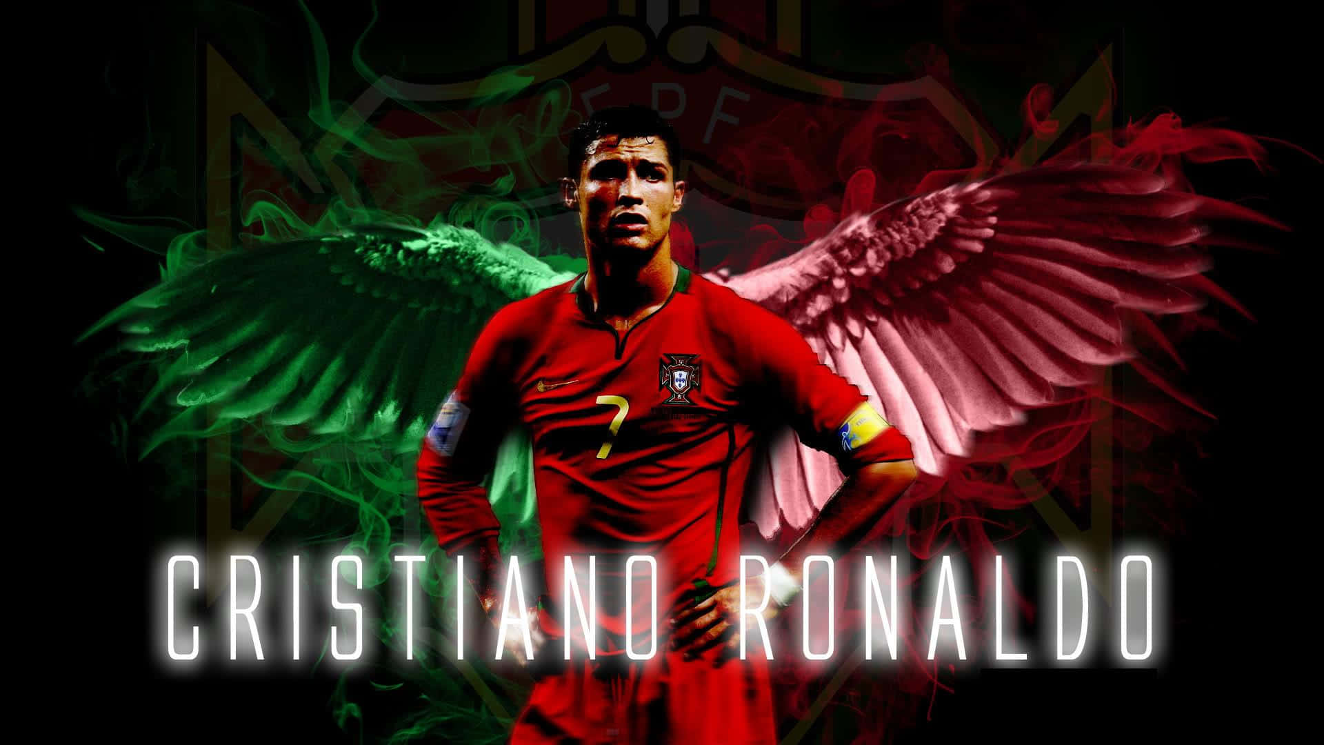 Cristiano Ronaldo Fodbold 1920 X 1080 Wallpaper