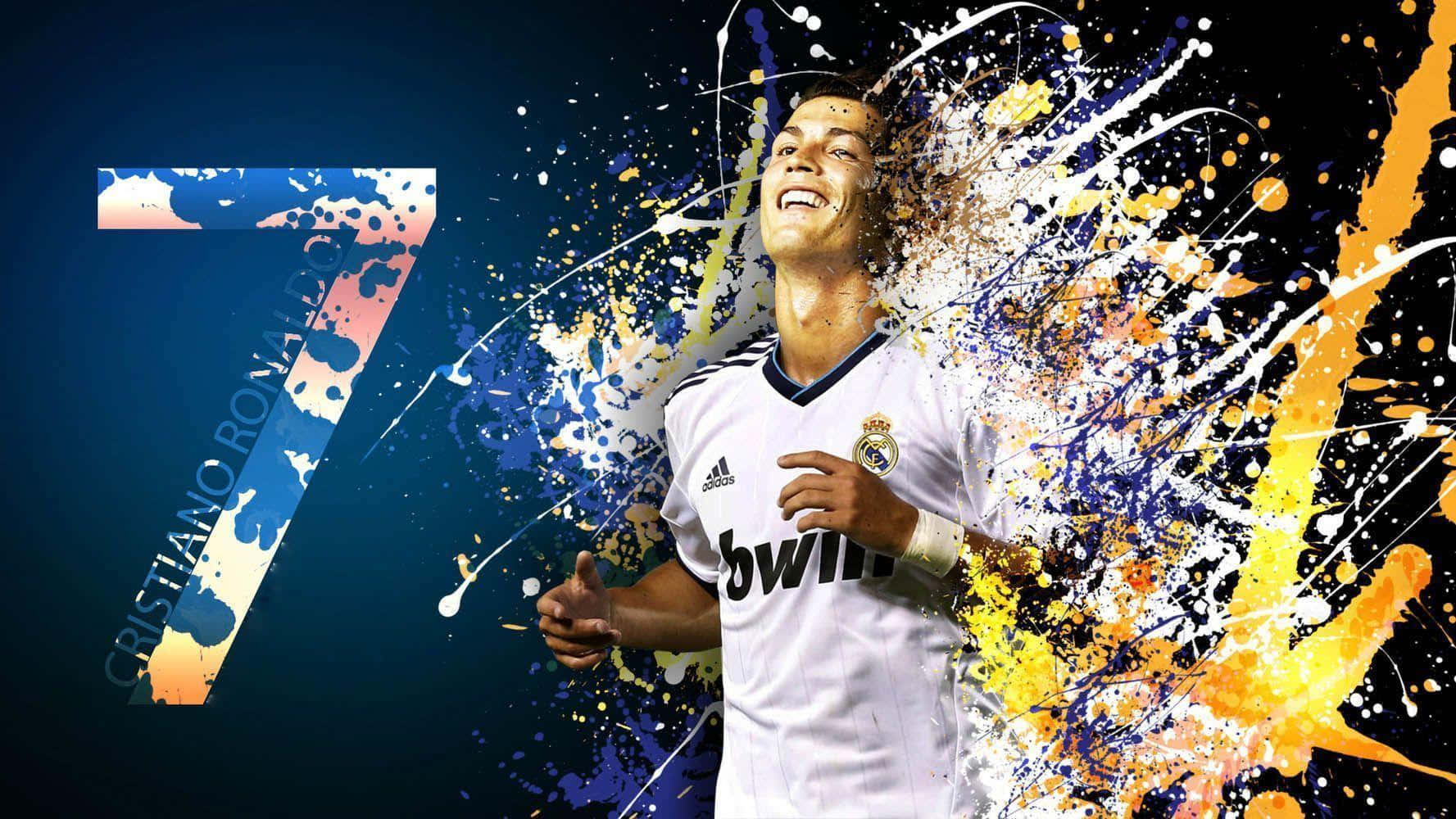 Cristiano Ronaldo shows off his impressive soccer moves Wallpaper