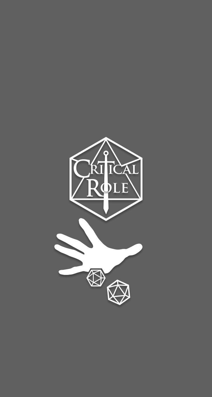 The Symbol of the Dungeon Master in Critical Role Wallpaper