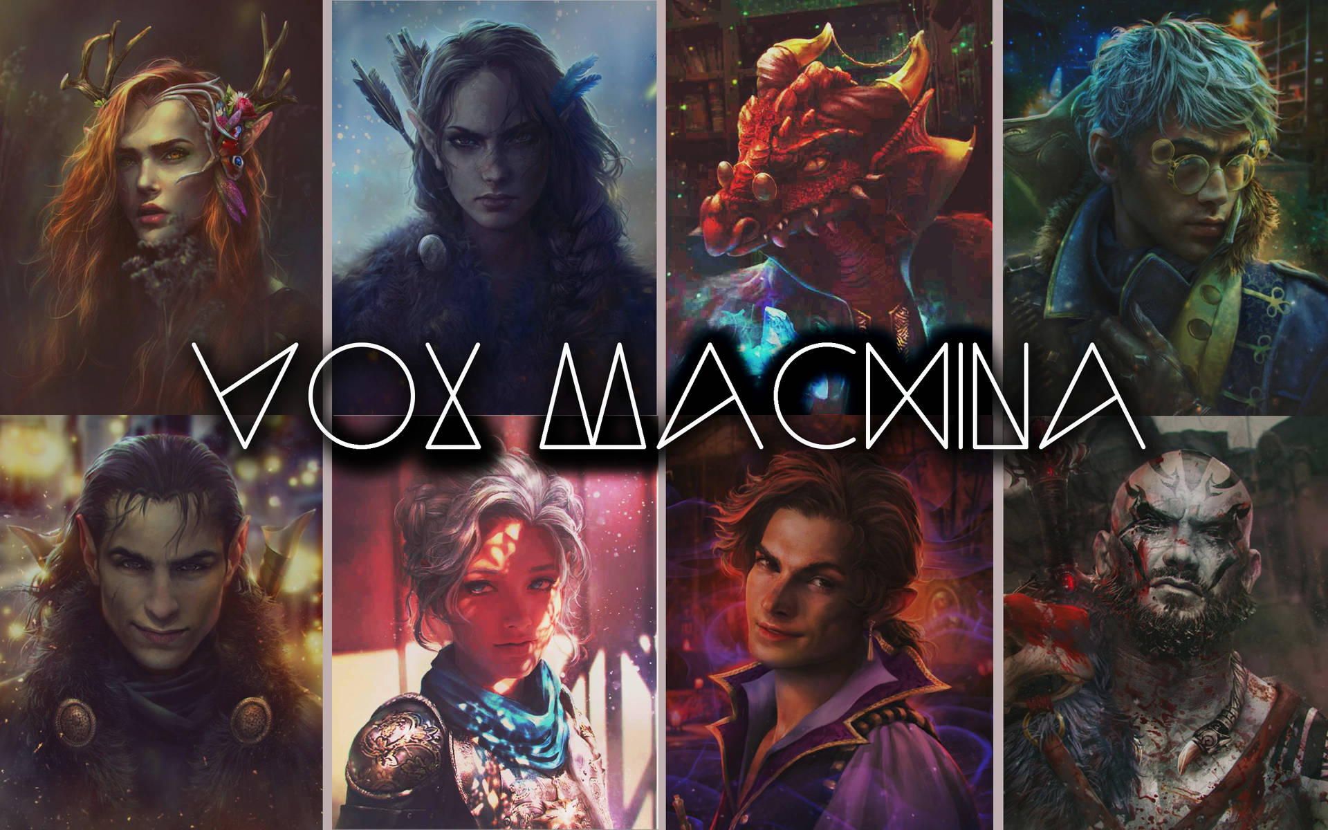 Vox Machina Hero Portraits Wallpaper
