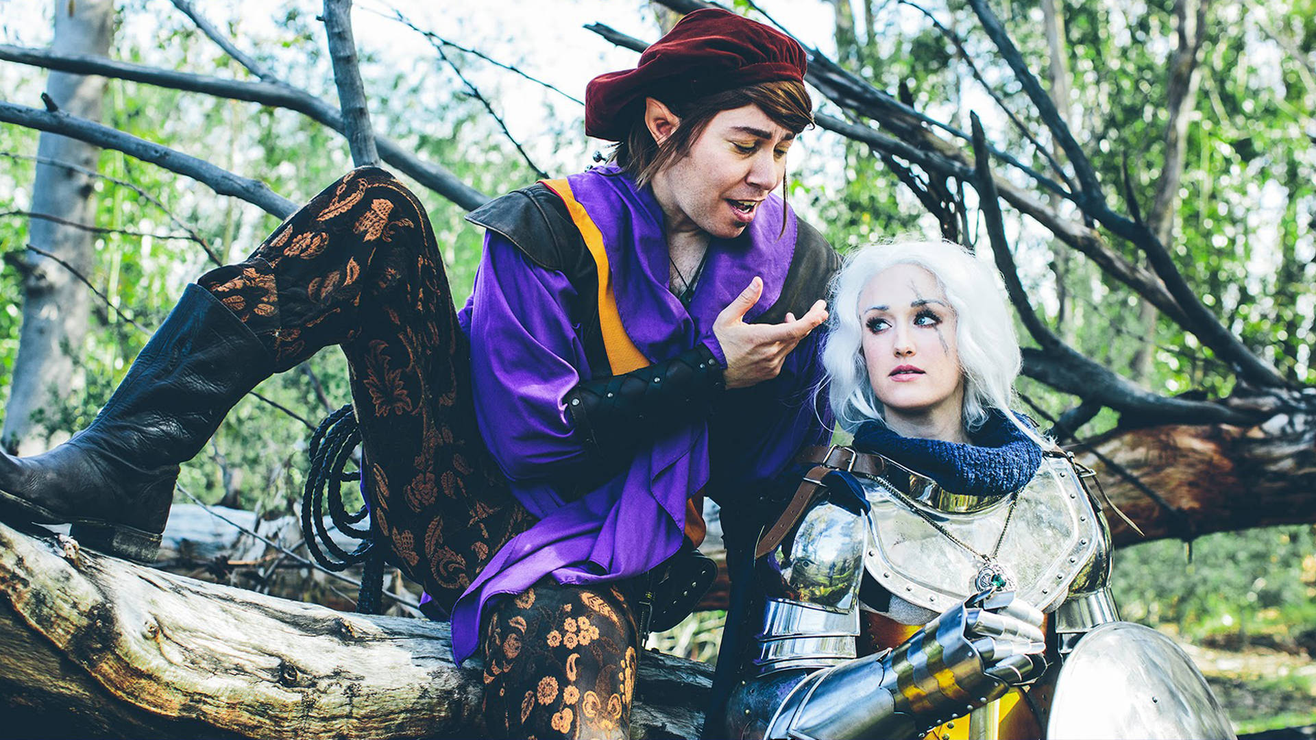 Pike and Scanlan from Critical Role join forces to face a powerful foe Wallpaper