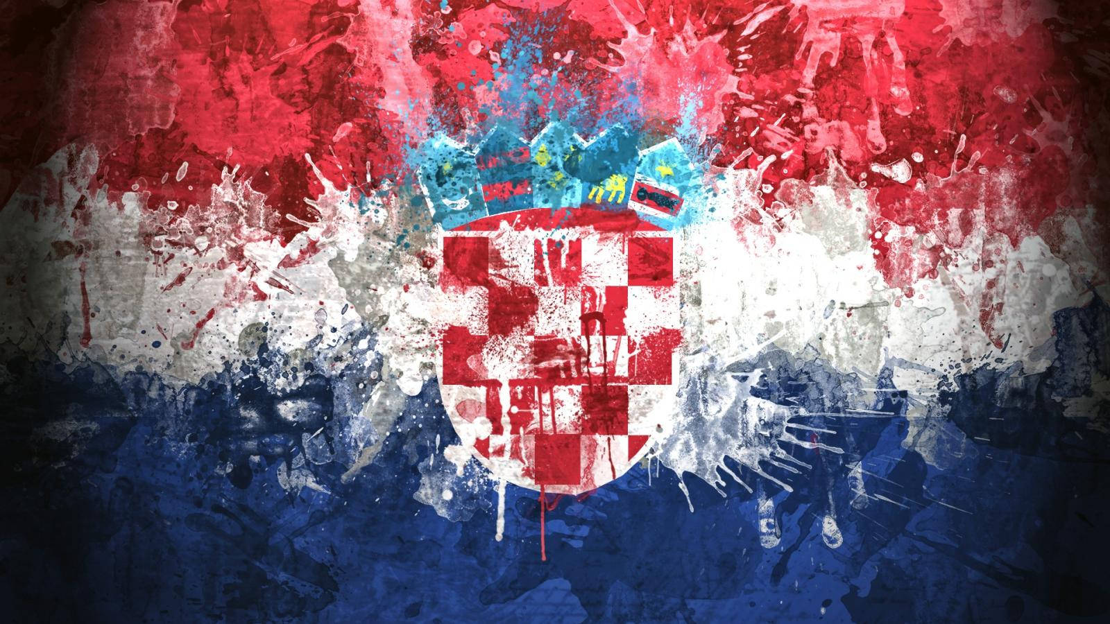 Croatia Flag Digital Art Wallpaper