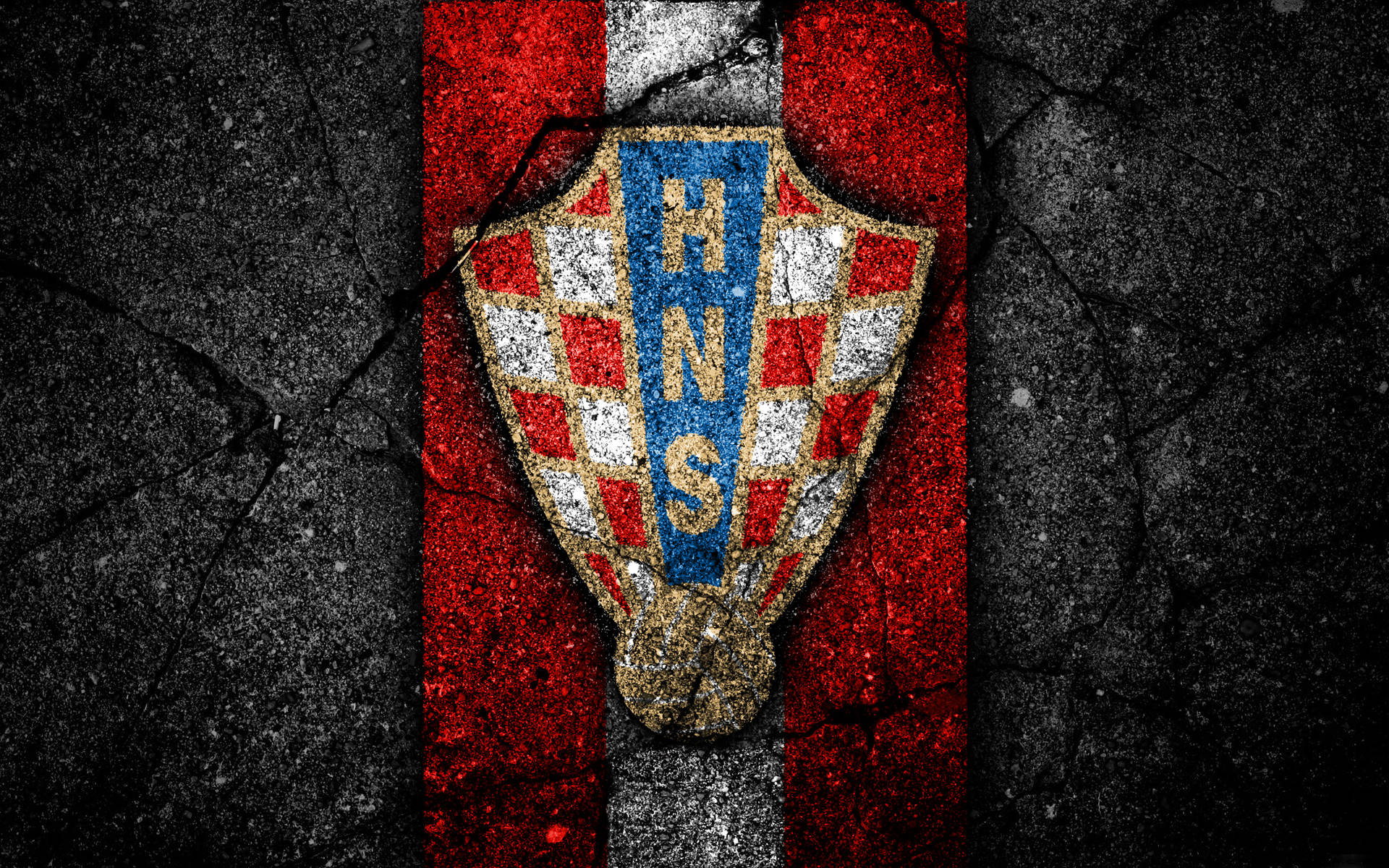 Croatia Football Team Dark Art Wallpaper