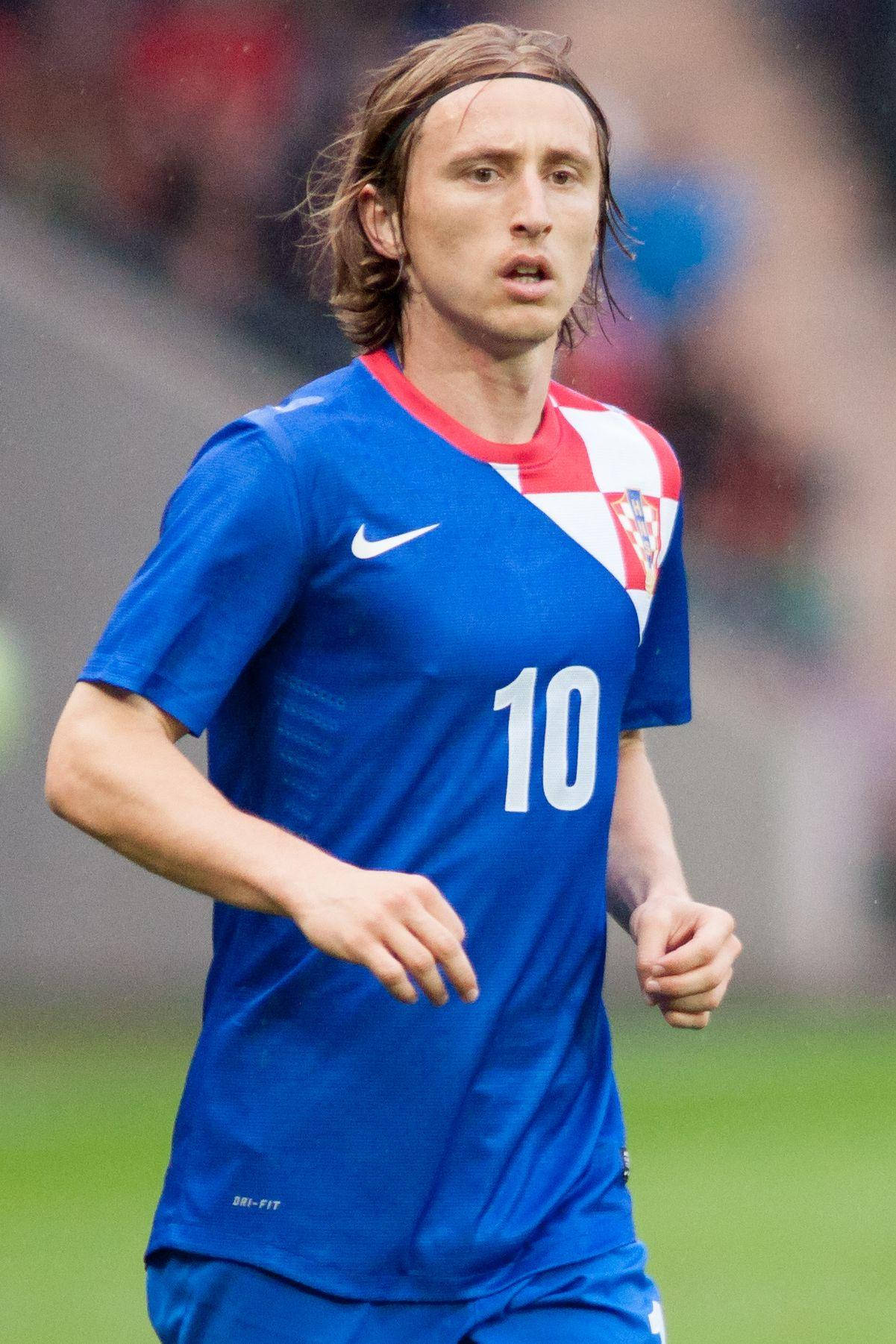Croatia National Football Team Luka Modric Blue Jersey