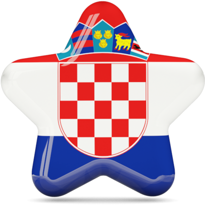 Croatian Coatof Arms Star Shape PNG