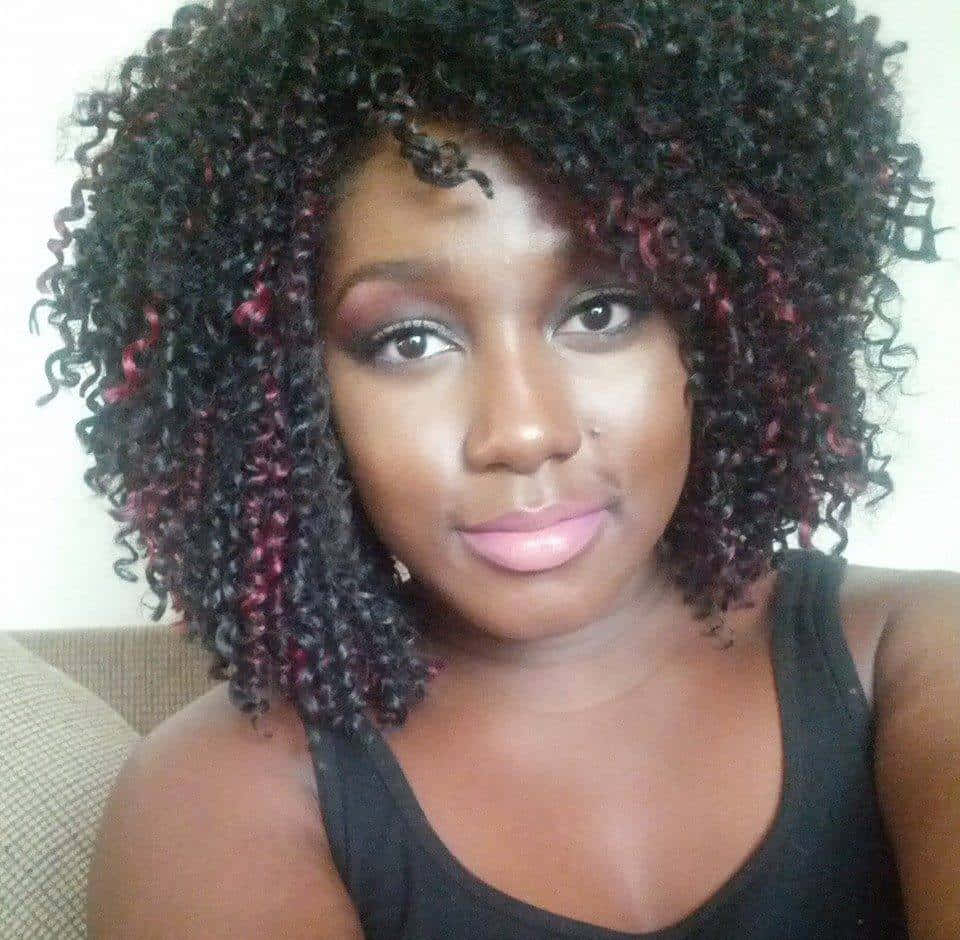 Crochet Hair Styles Woman Selfie Picture