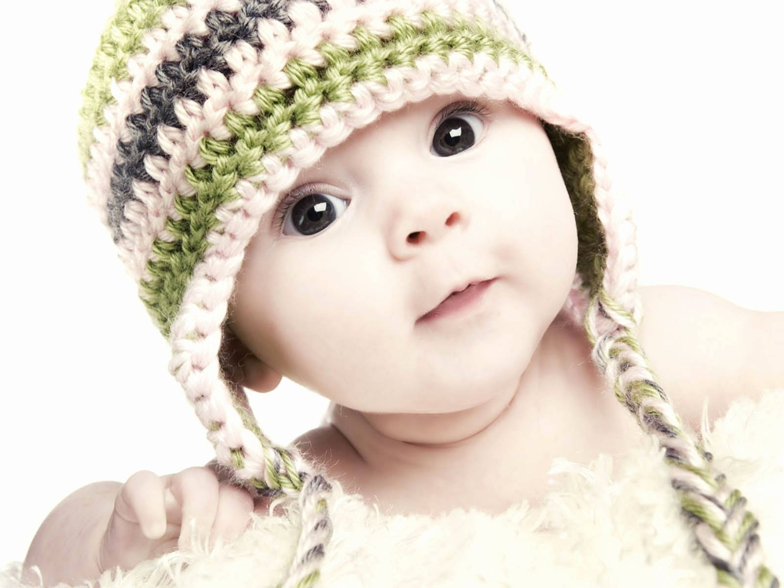 Download Crochet Hat Baby Girl Wallpaper | Wallpapers.com