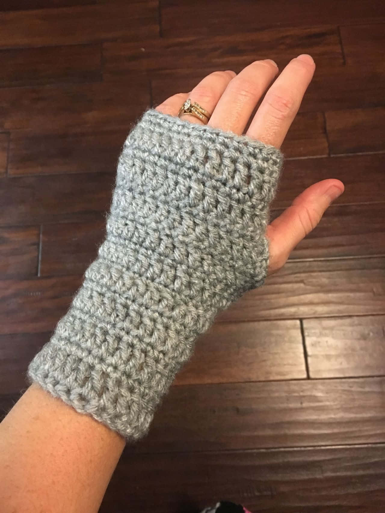 Fingerless Gloves Crochet Picture