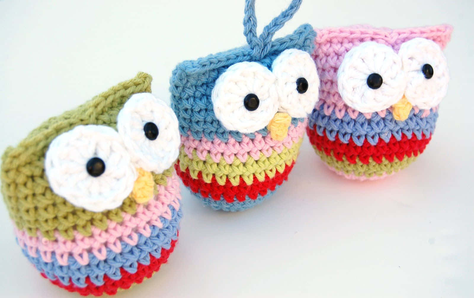 Imagende Búhos Adorables Tejidos A Crochet.
