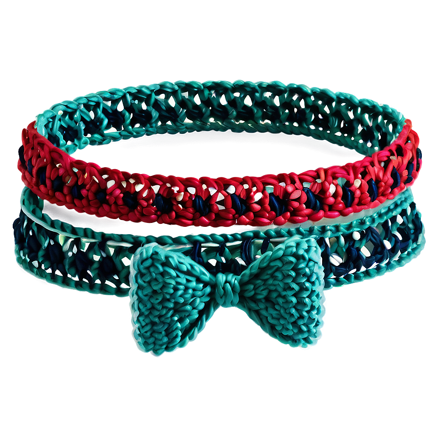 Crochet Ribbon Handmade Png 06242024 PNG