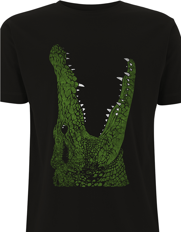 Crocodile Mouth Graphic T Shirt PNG