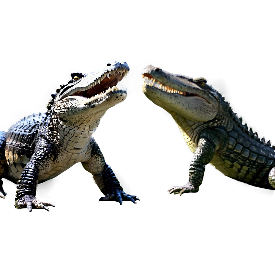 Crocodile Vs Alligator Png 06112024 PNG