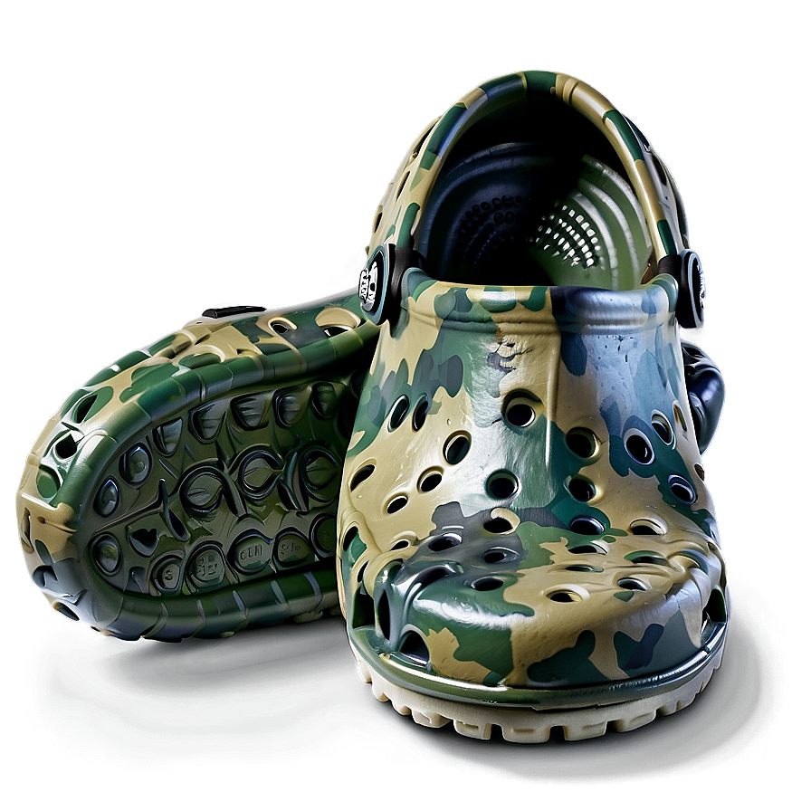 Crocs Camo Pattern Png Xqx2 PNG