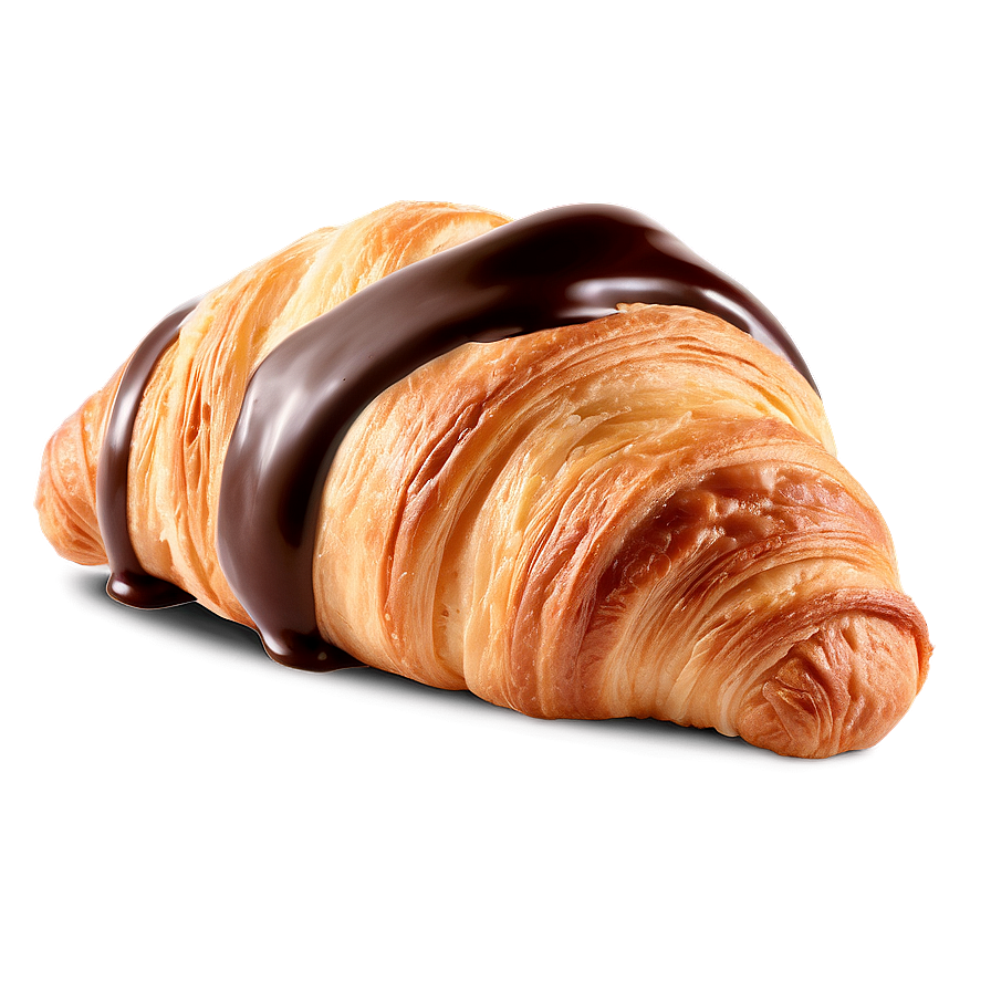Croissant With Chocolate Spread Png 24 PNG