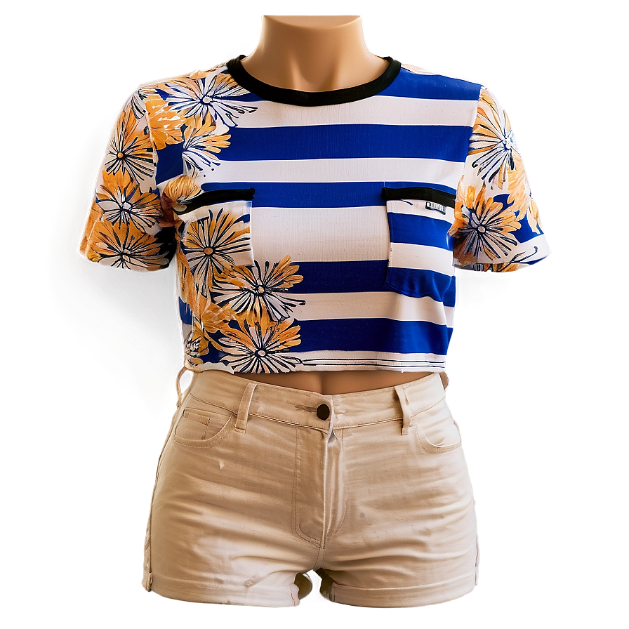 Crop Top With Pockets Png Aod PNG