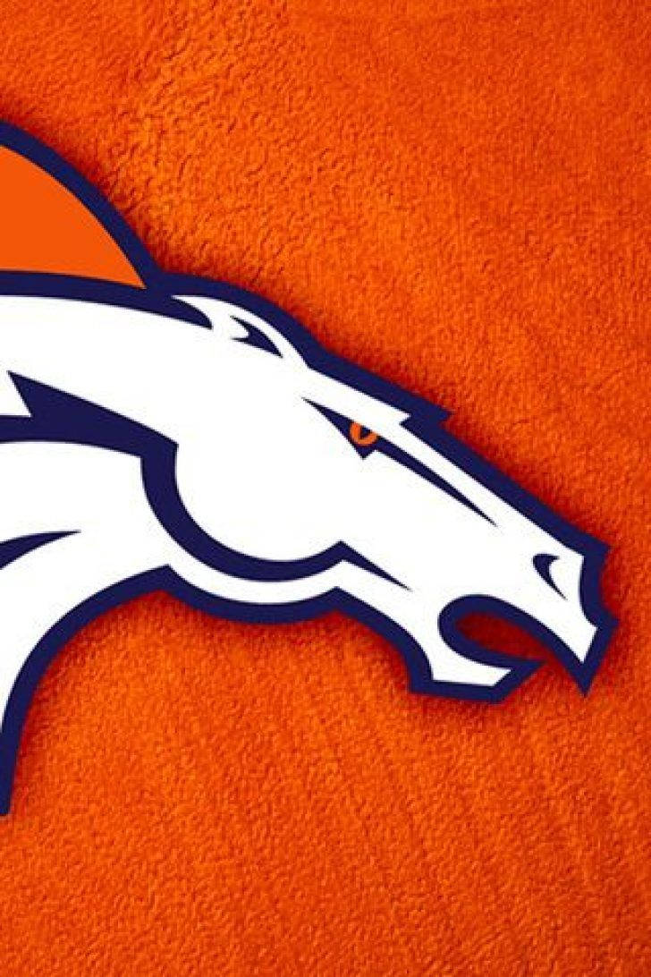 Cropped Denver Broncos Logo Wallpaper