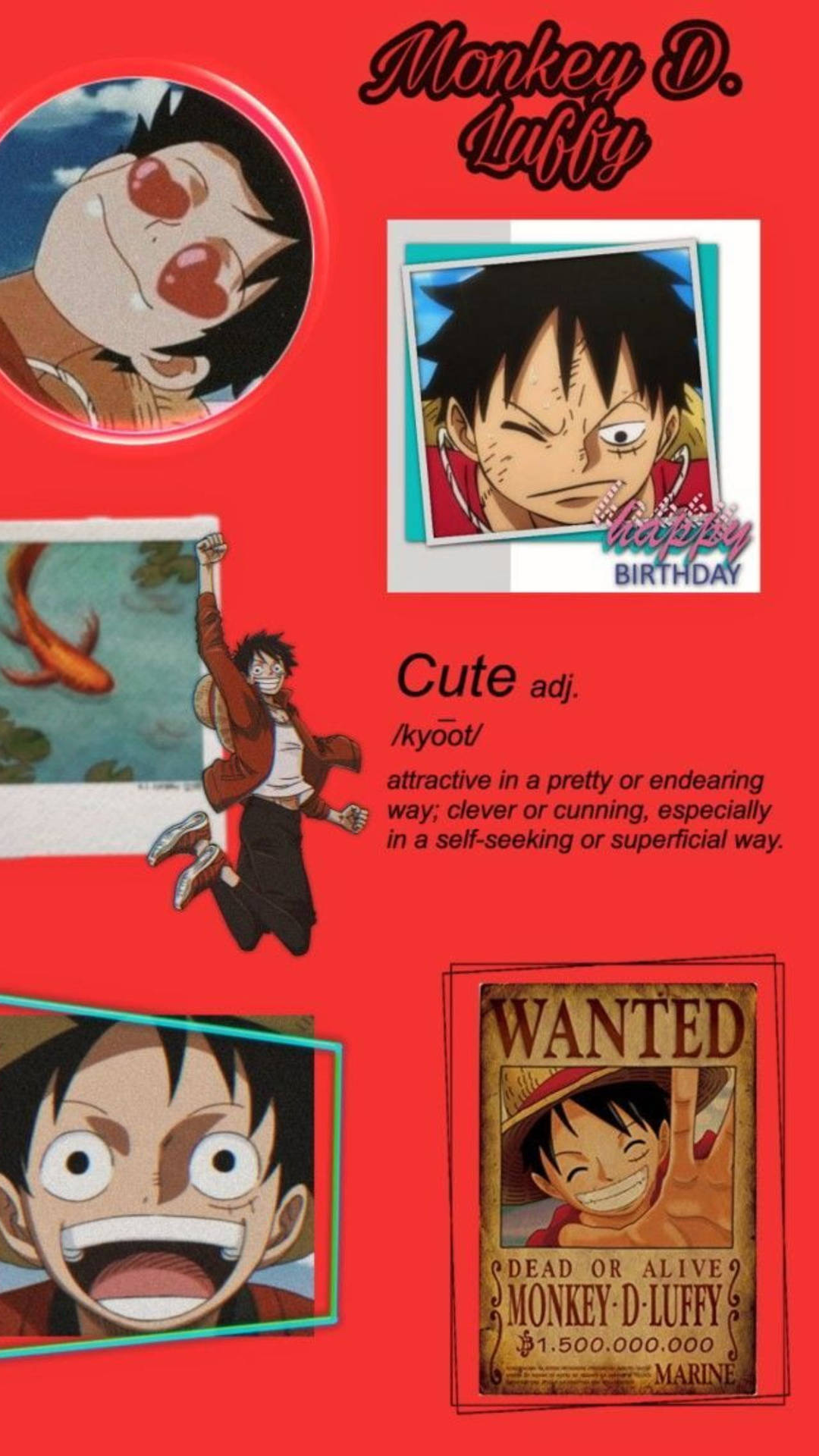 Cropped Luffy Aesthetic Wallpaper