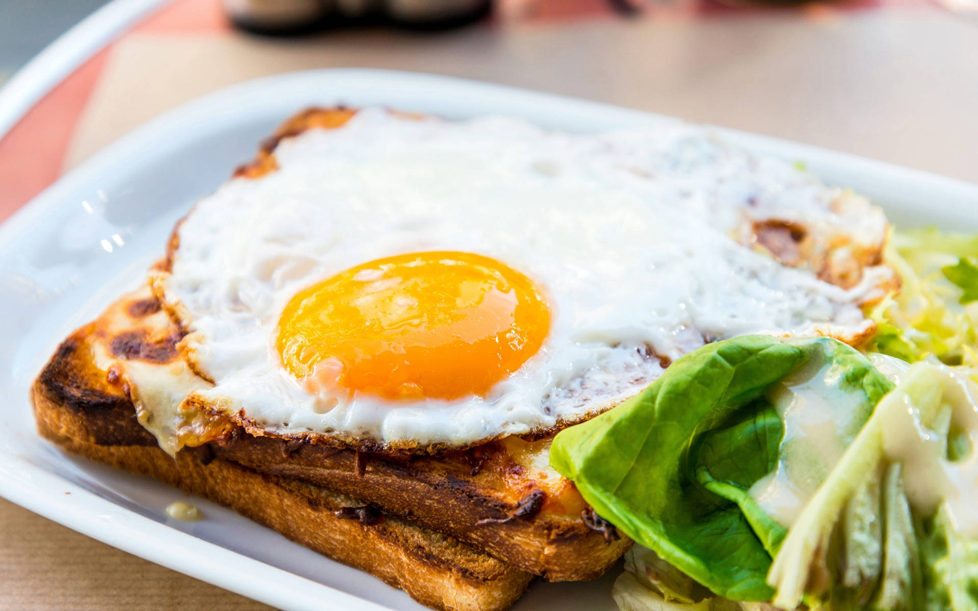 Croque Madame With Egg Wallpaper