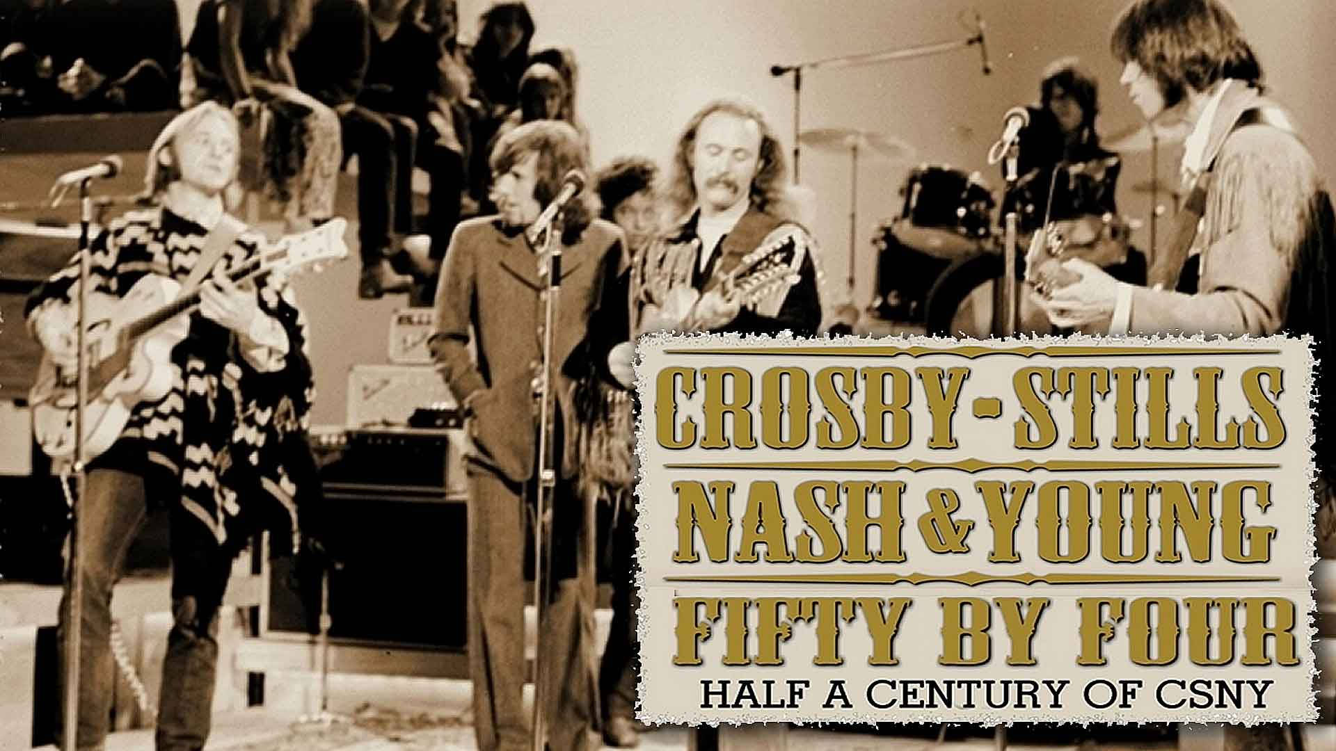 Crosby Stills And Nash Young Fifty By Youth Wallpaper