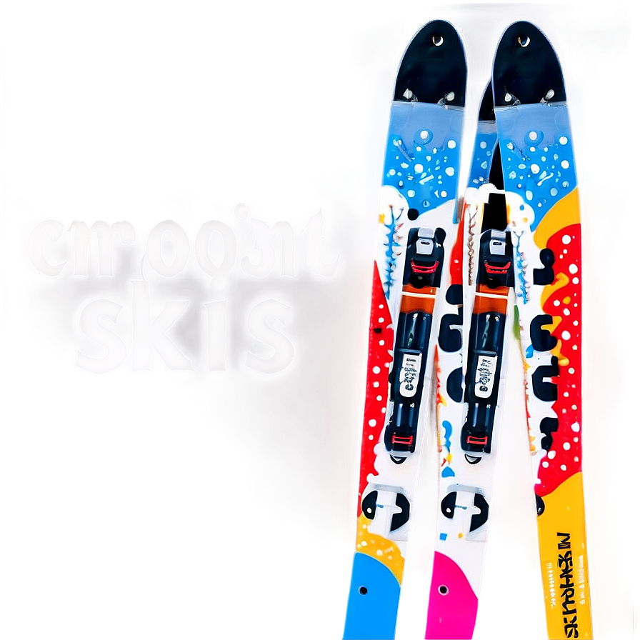 Cross Country Skis Png 06132024 PNG