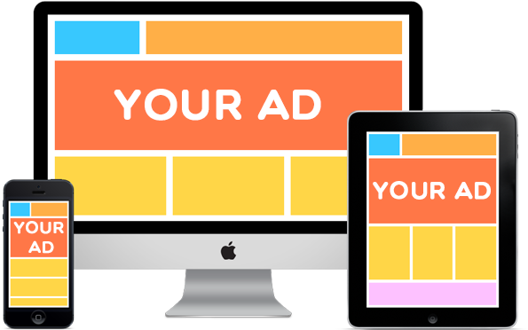 Cross Device Ad Display Mockup PNG