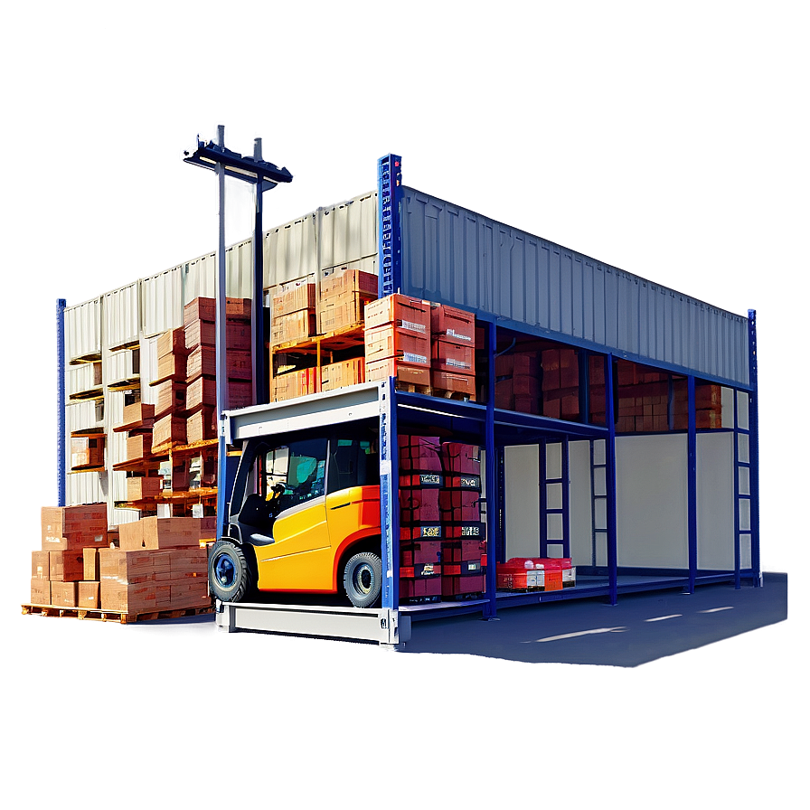Cross-docking Warehouse Operation Png 06122024 PNG