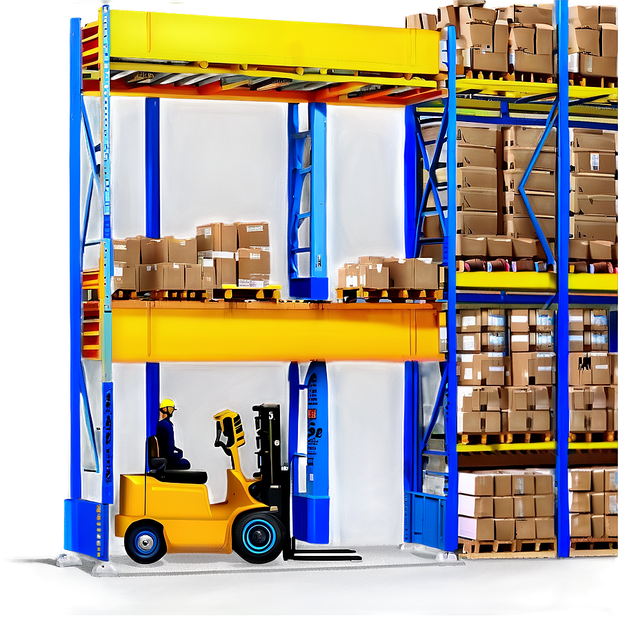 Cross-docking Warehouse Operation Png 06122024 PNG