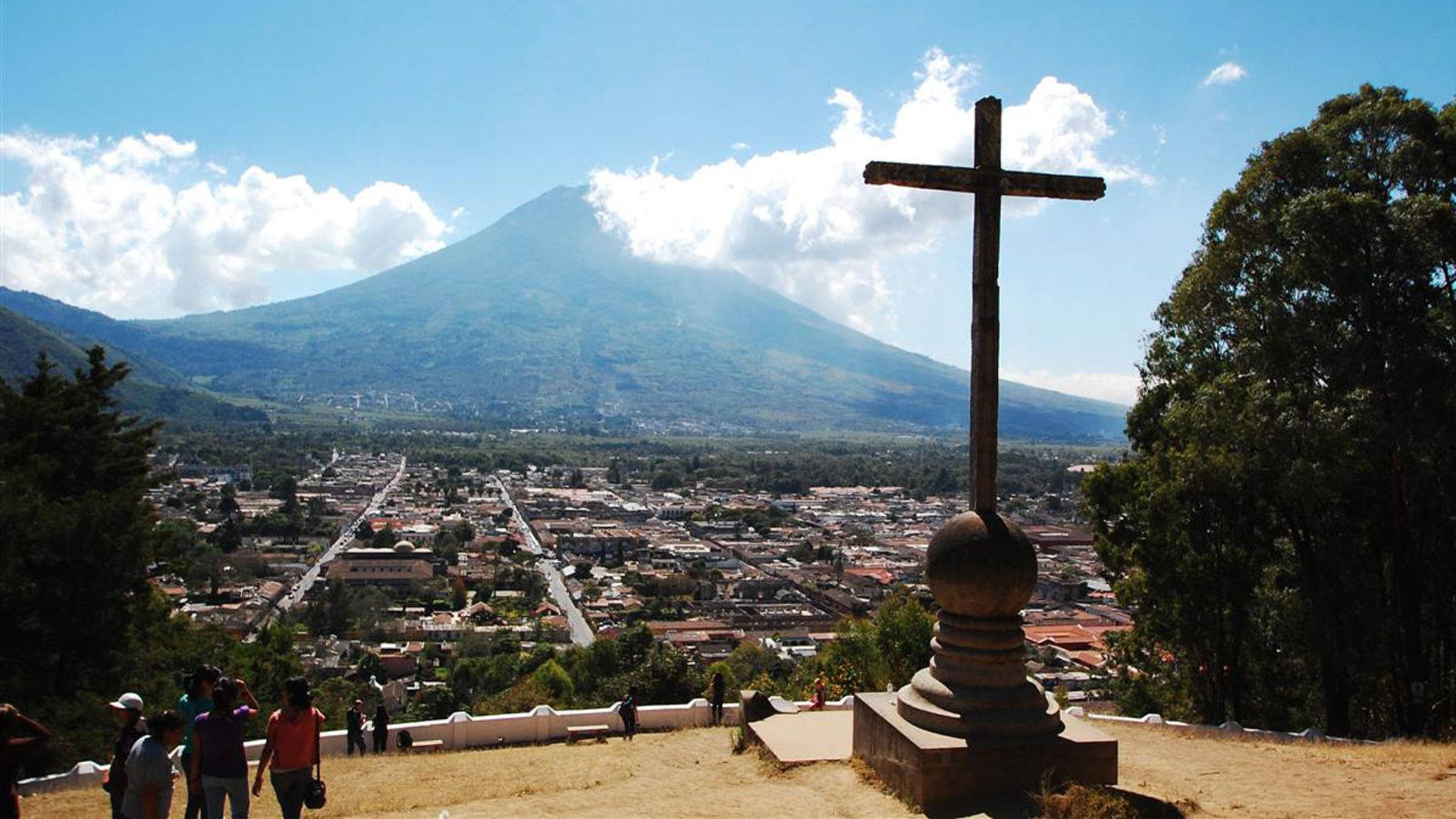 Croce In Guatemala Sfondo