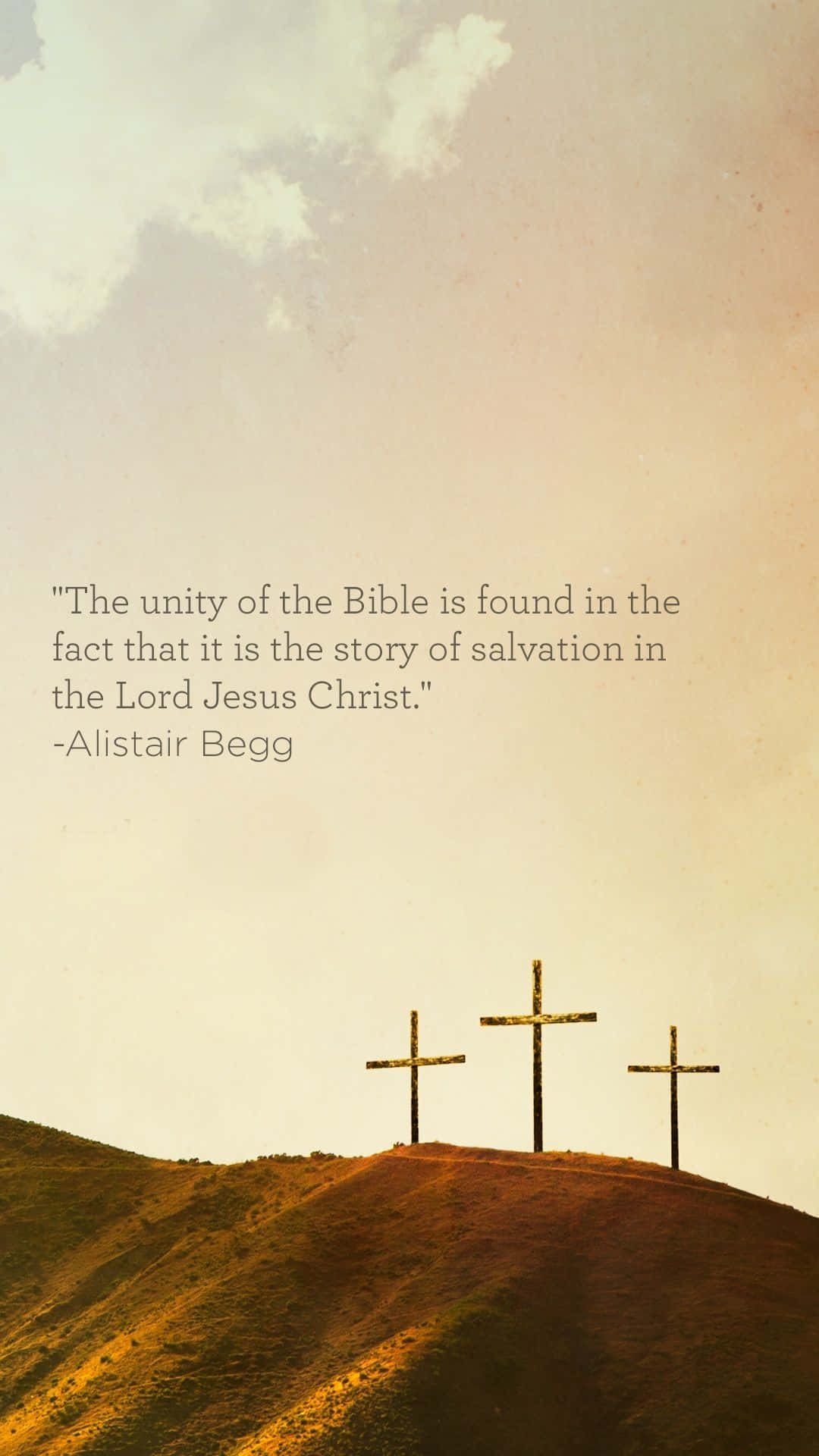 Den enhed af bibelen findes i det bedste, som er fortællingen om tro på Kristus. Wallpaper