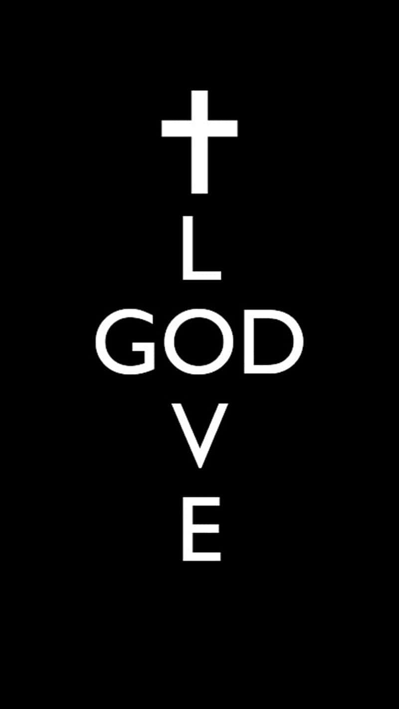 Cross Love God Graphic Wallpaper