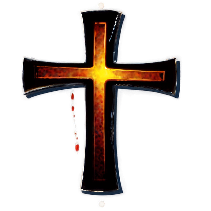 Cross Outline D PNG