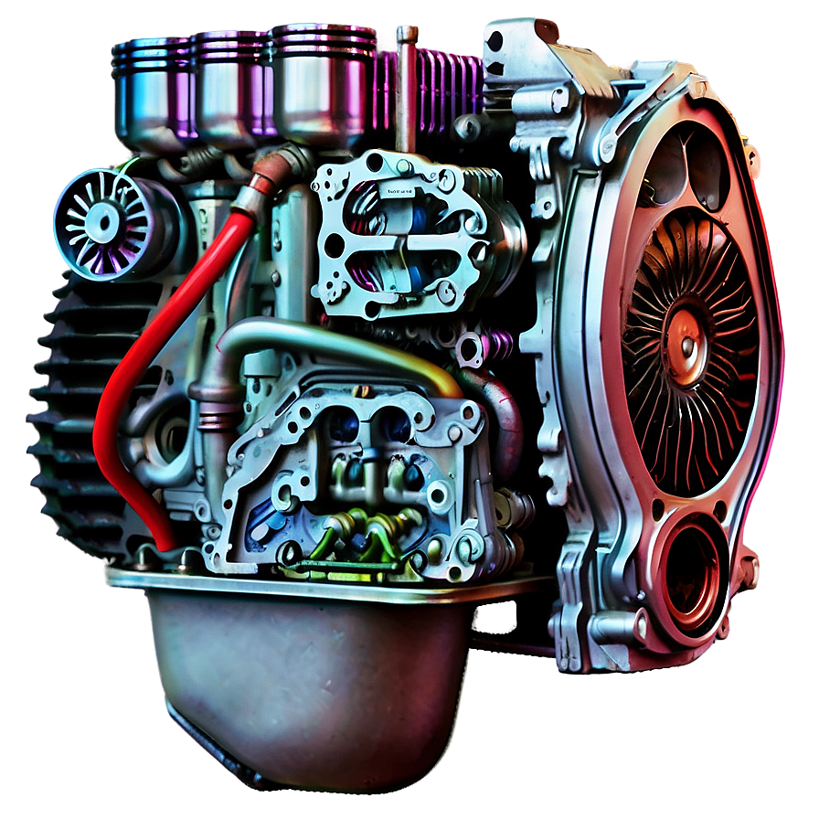 Cross Section Car Engine View Png 06132024 PNG