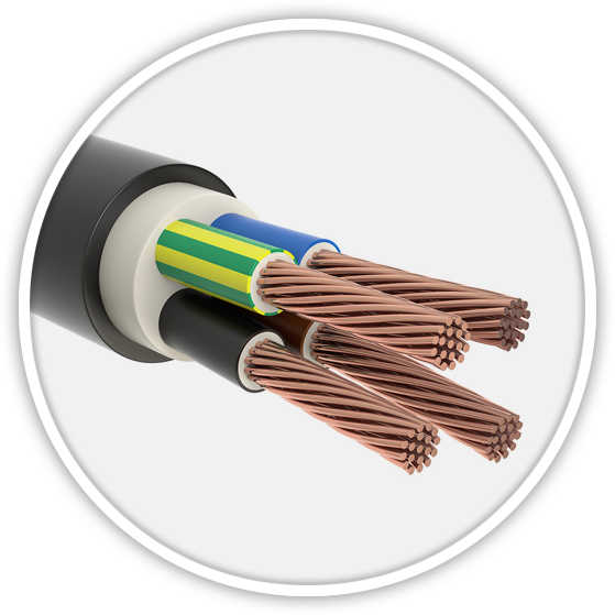 Cross Sectionof Electrical Cable PNG