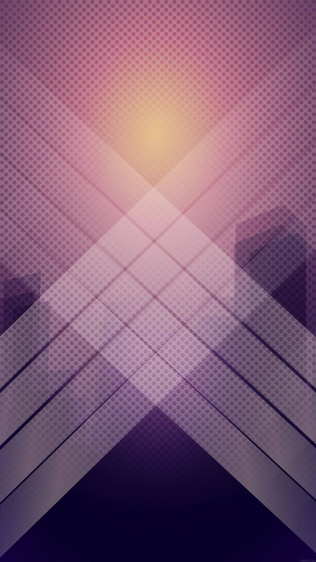 Krysstriber over solnedgang lys lilla iPhone tapet. Wallpaper