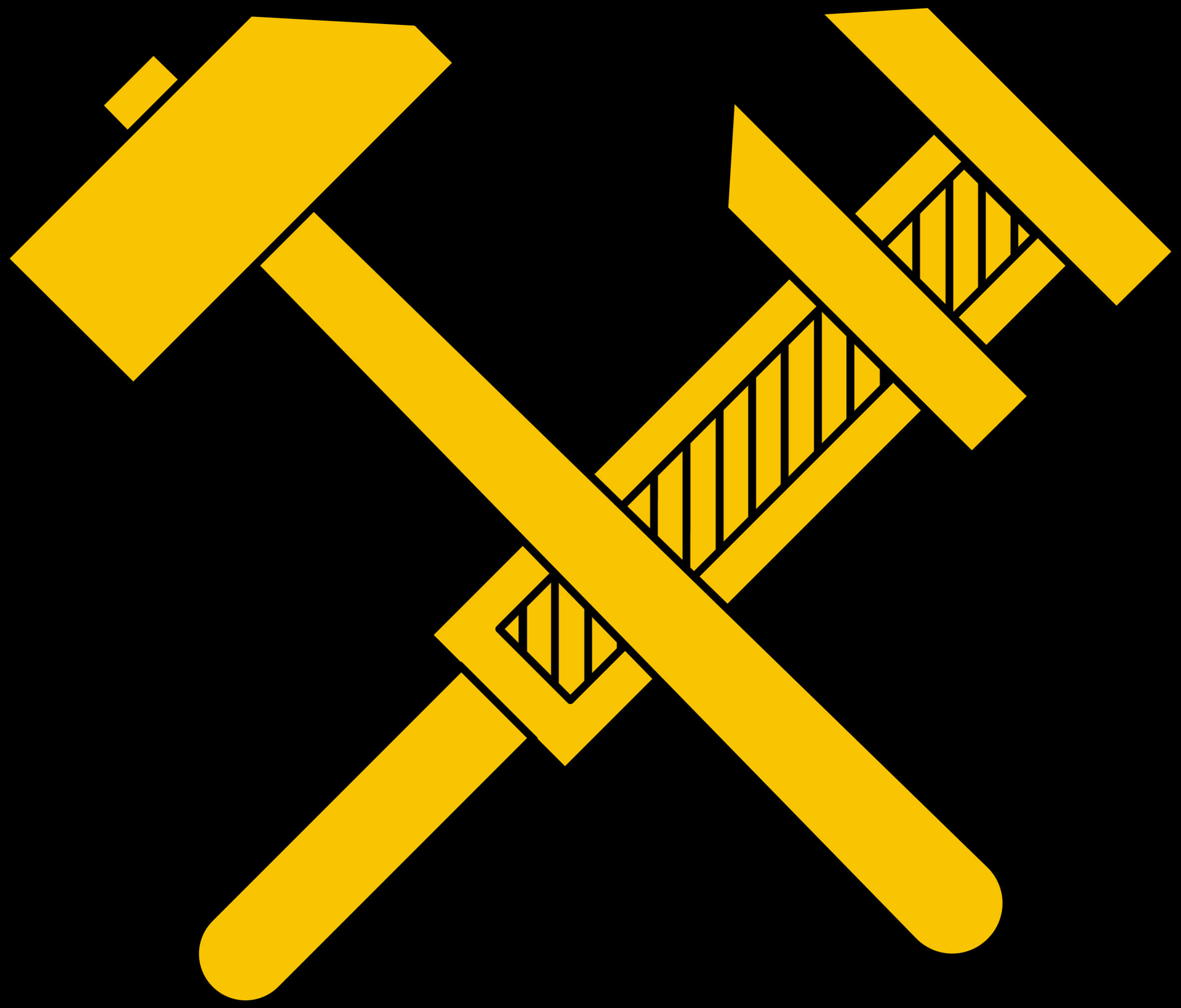 Crossed Hammers Icon PNG