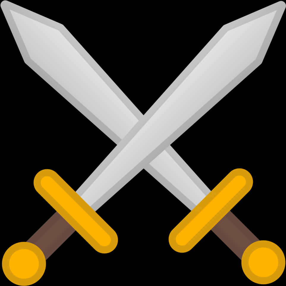 Crossed Swords Graphic PNG