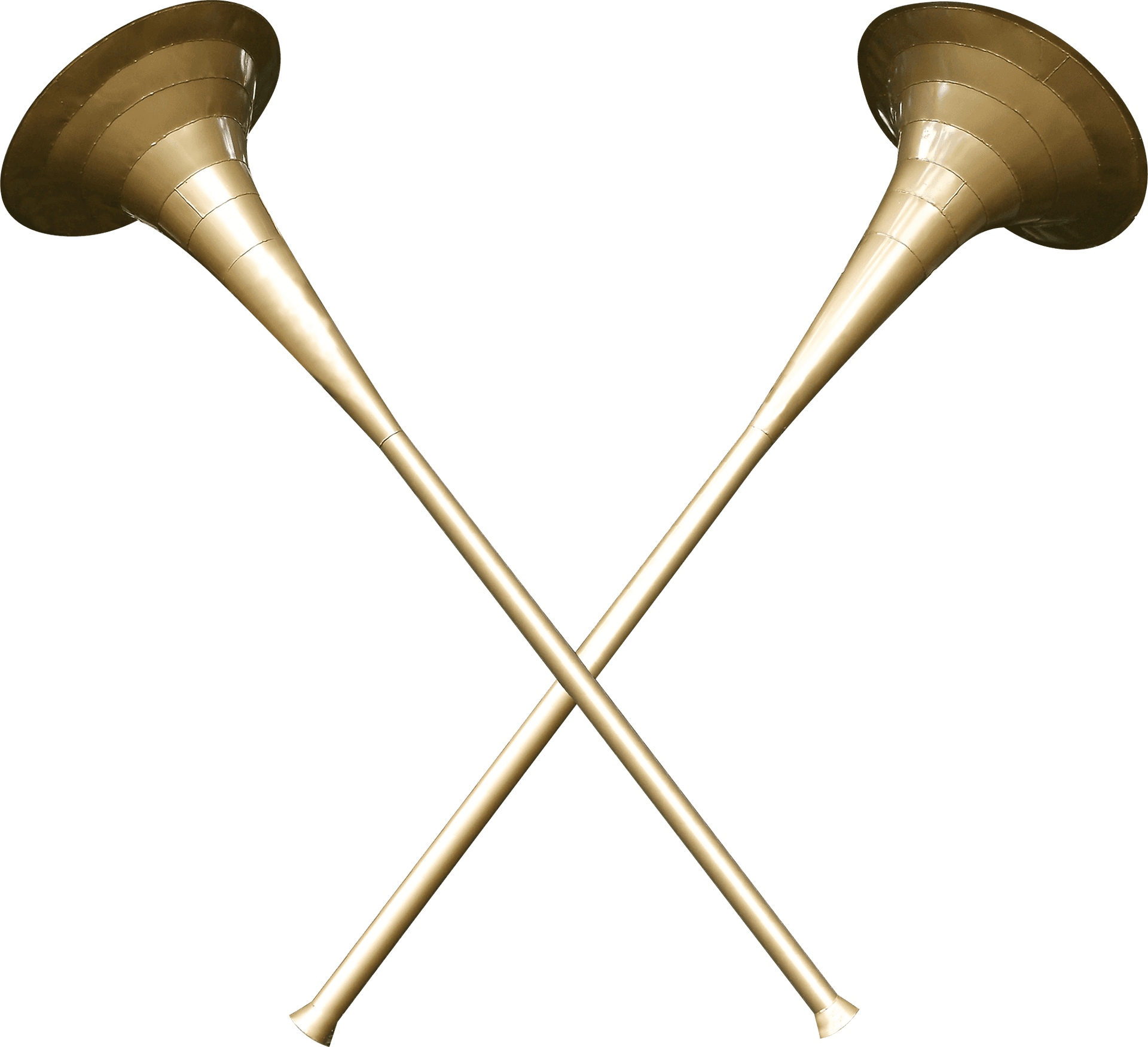 Crossed Trumpets Graphic PNG
