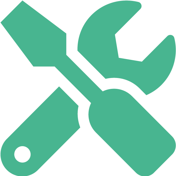 Crossed Wrenchand Screwdriver Icon PNG