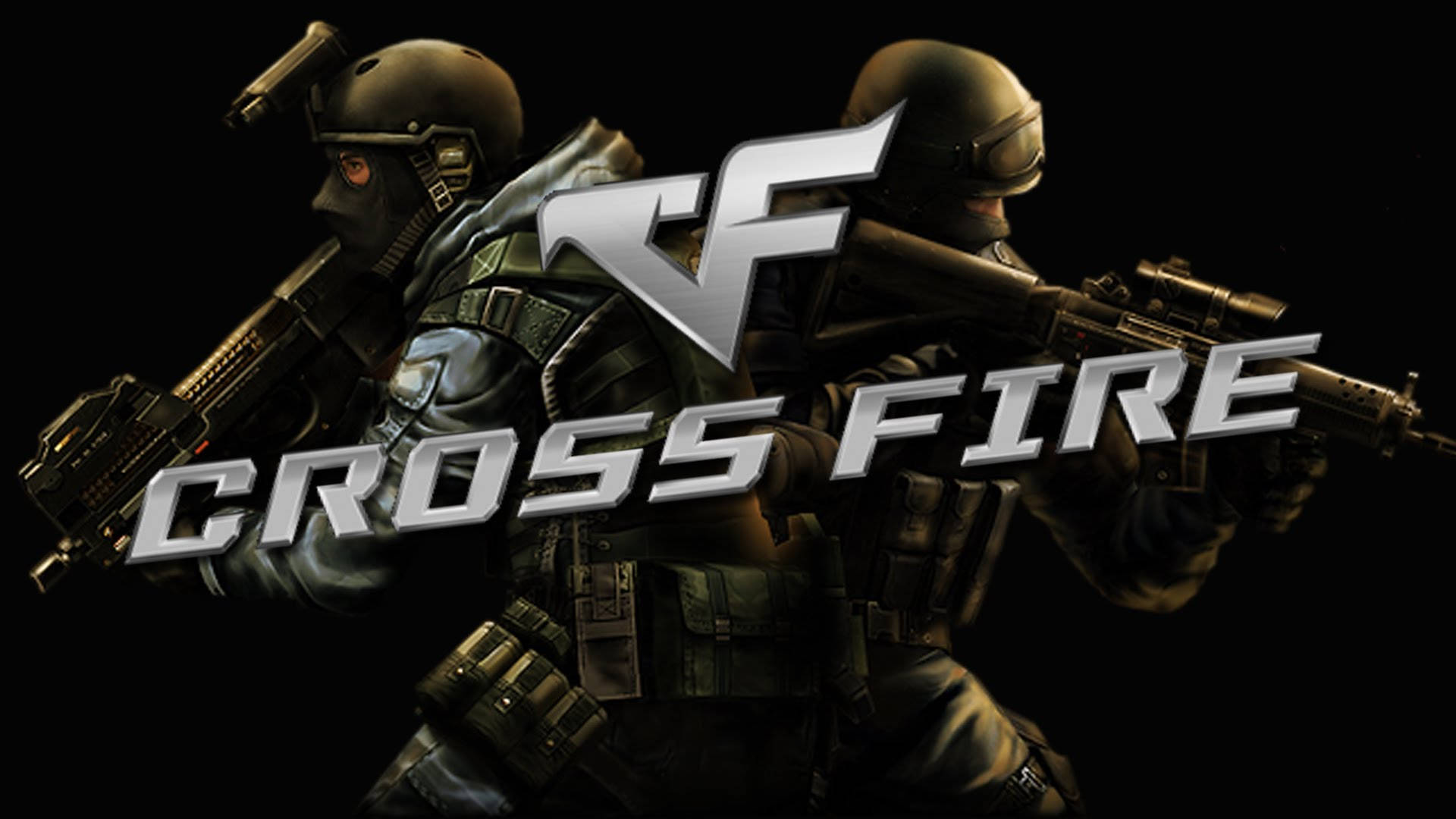 Crossfire Logo With Snipers