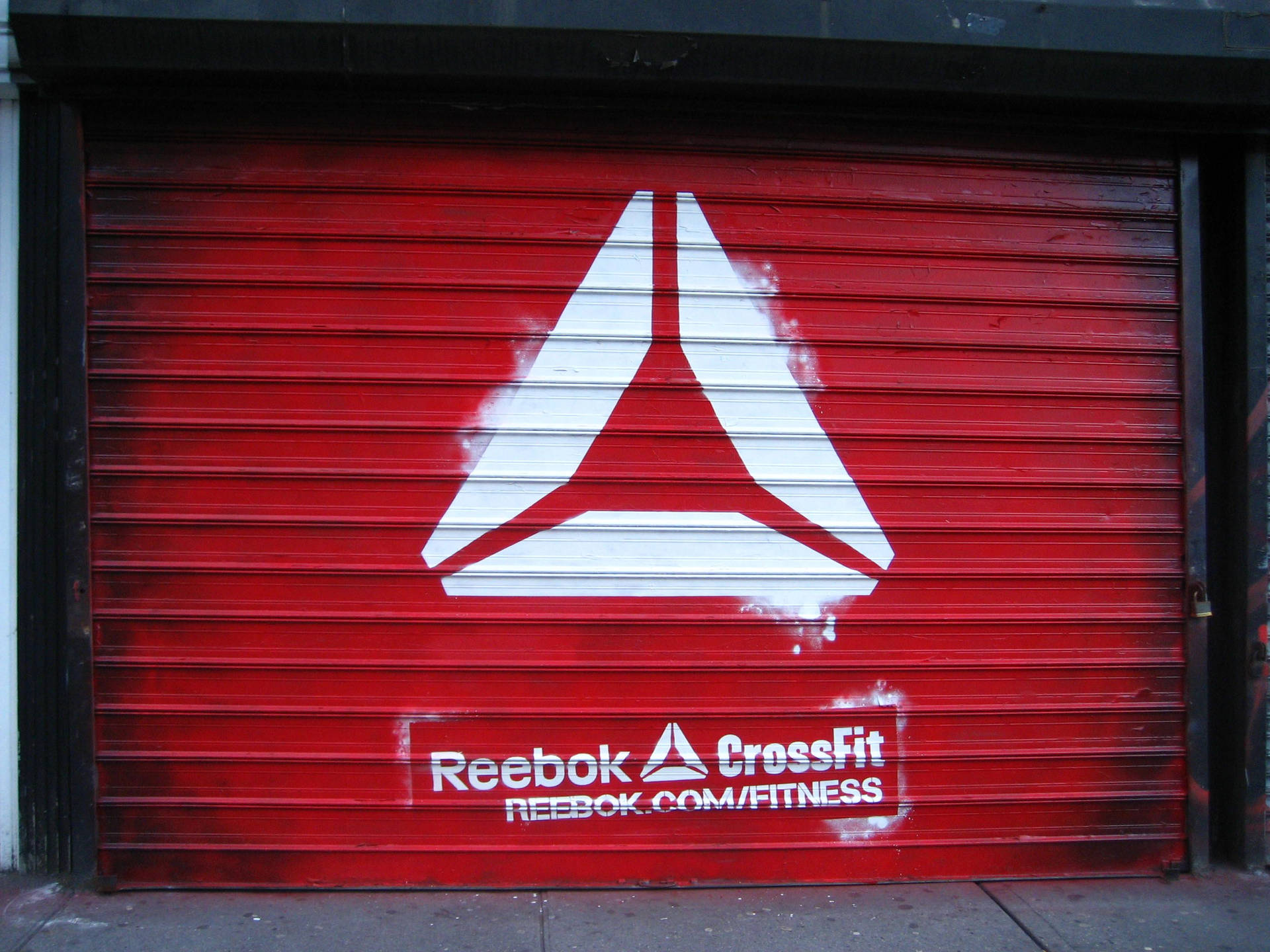 Crossfit Reebok Red Street Art