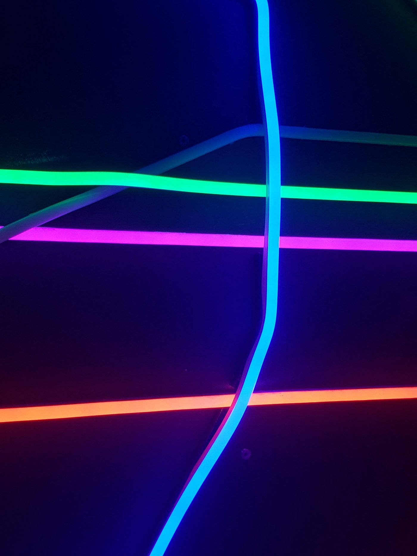 Crossing Neon Light Wallpaper