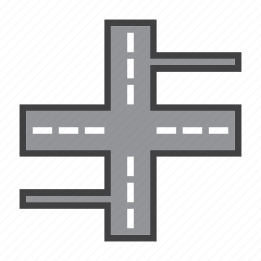 Crossroad Icon Graphic PNG