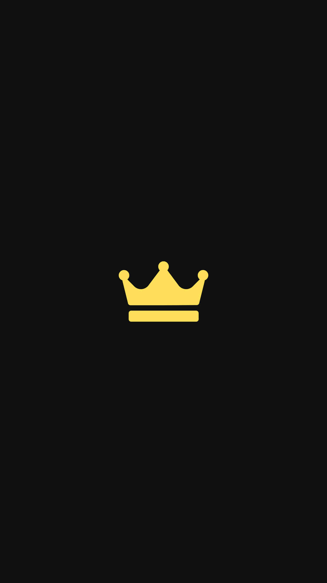 A Crown Logo On A Black Background