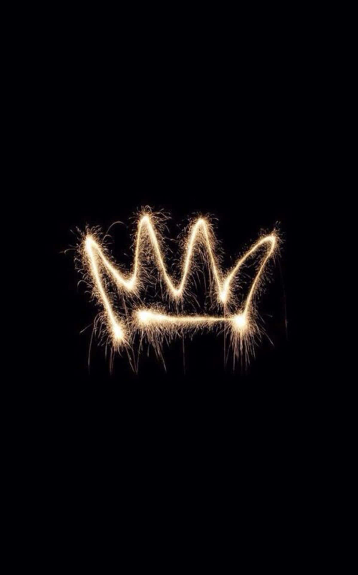 A Sparkler With A Crown On It