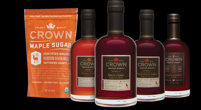 Crown Maple Syrupand Sugar Products PNG