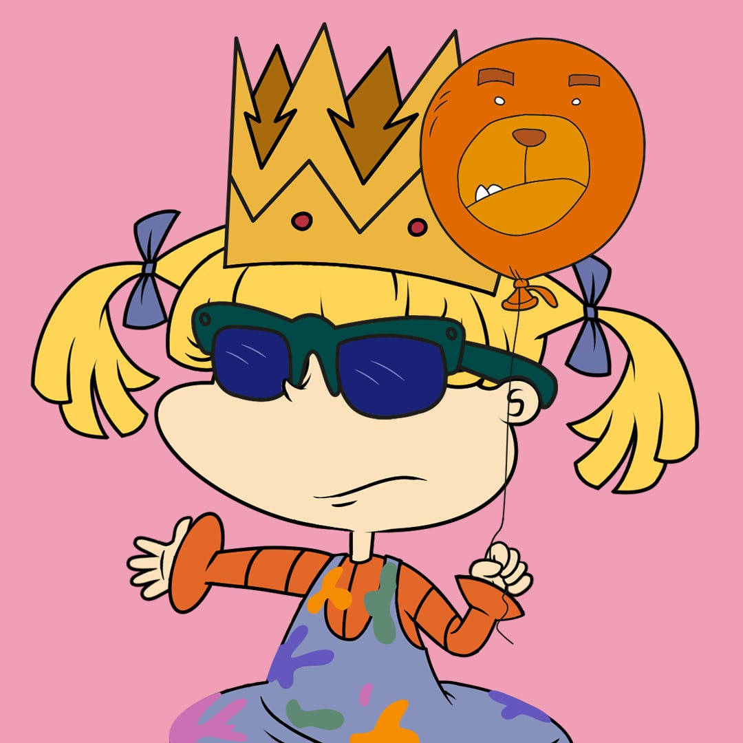 Crown Princess Angelica Pickles of Rugrats Fame Wallpaper