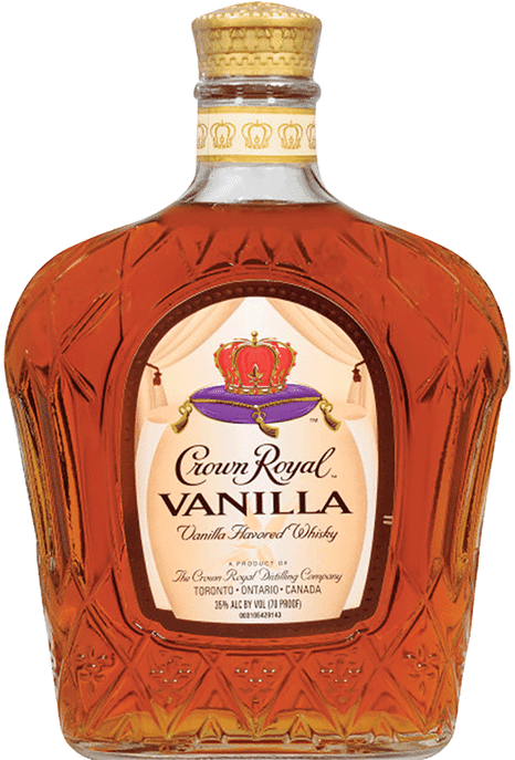 Crown Royal Vanilla Flavored Whisky Bottle PNG
